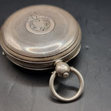 Antique Silver Fob Pocket Watch by J & C Schwerer 1898