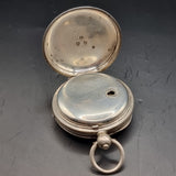 Antique Silver Fob Pocket Watch by J & C Schwerer 1898