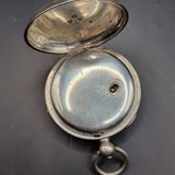 Antique Silver Fob Pocket Watch by J & C Schwerer 1898