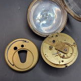 Antique Silver Fob Pocket Watch by J & C Schwerer 1898