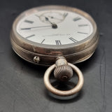 Antique Victorian Silver Sir John Bennett Fob Pocket Watch 1894