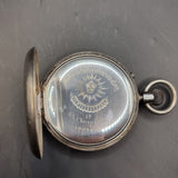 Antique Victorian Silver Sir John Bennett Fob Pocket Watch 1894