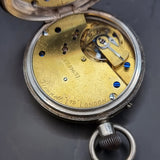 Antique Victorian Silver Sir John Bennett Fob Pocket Watch 1894