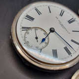 Antique Victorian Silver Sir John Bennett Fob Pocket Watch 1894