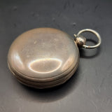 Antique Georgian Silver Fussee Fob Pocket Watch 1828 by Josiah Barnett