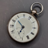 Antique Georgian Silver Fussee Fob Pocket Watch 1828 by Josiah Barnett