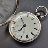 Antique Georgian Silver Fussee Fob Pocket Watch 1828 by Josiah Barnett