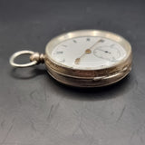 Antique Victorian .935 Silver Fob Pocket Watch by H. Samuels 1895