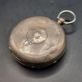 Antique Victorian .935 Silver Fob Pocket Watch by H. Samuels 1895