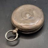 Antique Victorian .935 Silver Fob Pocket Watch by H. Samuels 1895