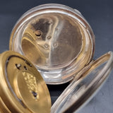 Antique Silver Improved Patent Fussee Fob Pocket Watch 1866