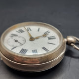 Antique Victorian Silver Fob Pocket Watch Chester 1899