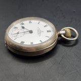 Antique George V Silver Omega Fob Pocket Watch 1914