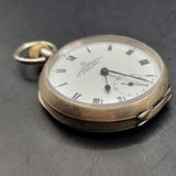Antique George V Silver Omega Fob Pocket Watch 1914