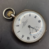 Antique George V Silver Omega Fob Pocket Watch 1914