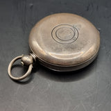 Antique Silver Fob Pocket Watch by Thomas Russell 1919 Tempus Fugit