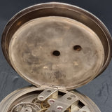 Antique Silver Fob Pocket Watch by Thomas Russell 1919 Tempus Fugit