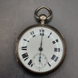 Antique Victorian Silver Fob Pocket Watch by John Johnson 1867