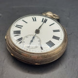 Antique Victorian Silver Fob Pocket Watch by John Johnson 1867