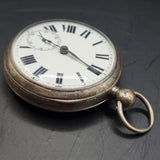Antique Victorian Silver Fob Pocket Watch by John Johnson 1867