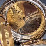 Antique Victorian Silver Fob Pocket Watch by John Johnson 1867