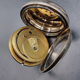 Antique Victorian Silver Fob Pocket Watch by John Johnson 1867