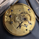 Antique Victorian Silver Fob Pocket Watch by John Johnson 1867