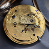 Antique Victorian Silver Fob Pocket Watch by John Johnson 1867