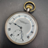 Antique Silver Fob Pocket Watch by John Purser and Sons Champion Lever 1919