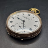 Antique Silver Fob Pocket Watch by John Purser and Sons Champion Lever 1919