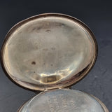 Antique Silver Fob Pocket Watch by John Purser and Sons Champion Lever 1919