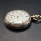 Antique Silver Fattorini and sons Fob Pocket Watch American Waltham Traveler