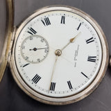 Antique Silver Fattorini and sons Fob Pocket Watch American Waltham Traveler