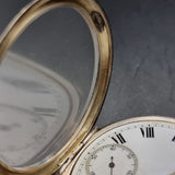 Antique Silver Fattorini and sons Fob Pocket Watch American Waltham Traveler