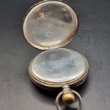 Antique Silver Fattorini and sons Fob Pocket Watch American Waltham Traveler