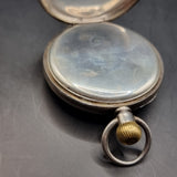 Antique Silver Fattorini and sons Fob Pocket Watch American Waltham Traveler