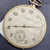 Antique Art Deco Gold Plated Tempo Fob Pocket Watch 15 Jewels