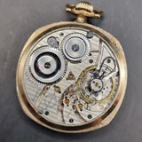 Antique IIlinois Elgin USA Gold Plated Fob Pocket Watch 17 Jewels