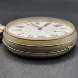 Antique Argentan Goliath Fob Pocket Watch Swiss Movement.