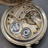 Antique Argentan Goliath Fob Pocket Watch Swiss Movement.