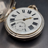 Antique Fussee Silver Fob Pocket Watch by A. Yewdall,  Leeds 1900