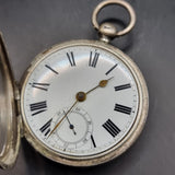 Antique Silver Fob Pocket Watch by Waltham Massachusetts 1882