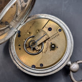 Antique Silver Fob Pocket Watch by Waltham Massachusetts 1882