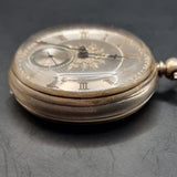 Antique Victorian Silver Fussee Fob Pocket Watch by Samuel Freeman 1874