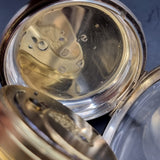 Antique Victorian Silver Fussee Fob Pocket Watch by Samuel Freeman 1874