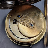 Antique Victorian Silver Fussee Fob Pocket Watch by Samuel Freeman 1874