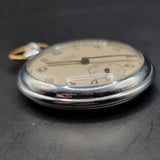 Antique Kienzle German Art Deco Chrome Plated Fob Pocket Watch