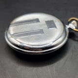 Antique Kienzle German Art Deco Chrome Plated Fob Pocket Watch
