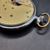 Antique Kienzle German Art Deco Chrome Plated Fob Pocket Watch