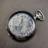 Vintage Full Hunter Sekonda 18 Jewels USSR Fob Pocket Watch